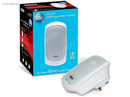 Aztech WL559E 300Mbps Wireless-N Kablosuz Sinyal Arttırıcı